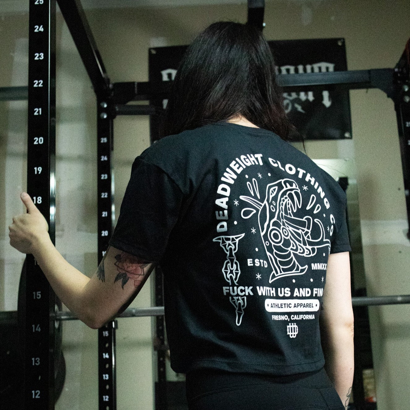 F*CK WITH US WOMENS CROP TOP